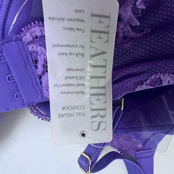 NATORI Feathers Full Figure Underwire Bra 32D - Picture 4 of 5